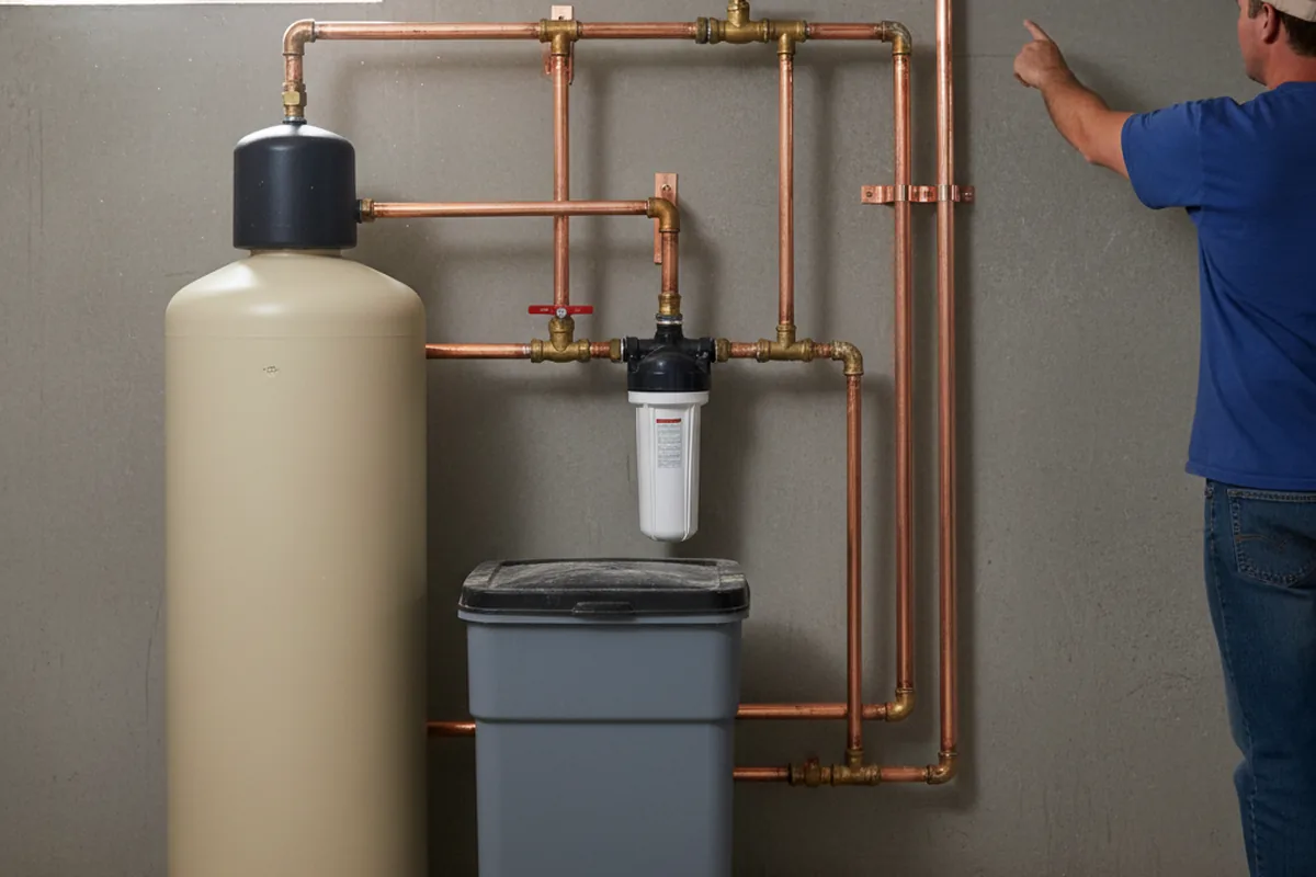 Whole-house water treatment system installed in Russell